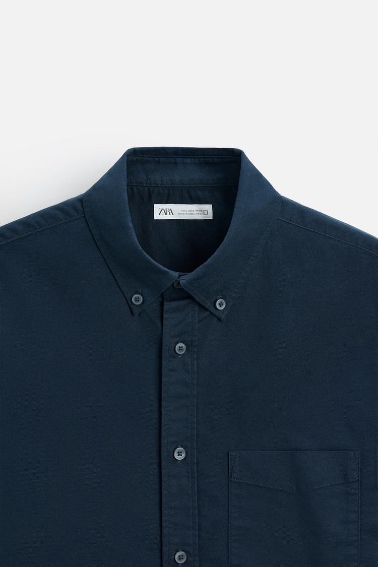 Zara oxford long sleeve shirt
