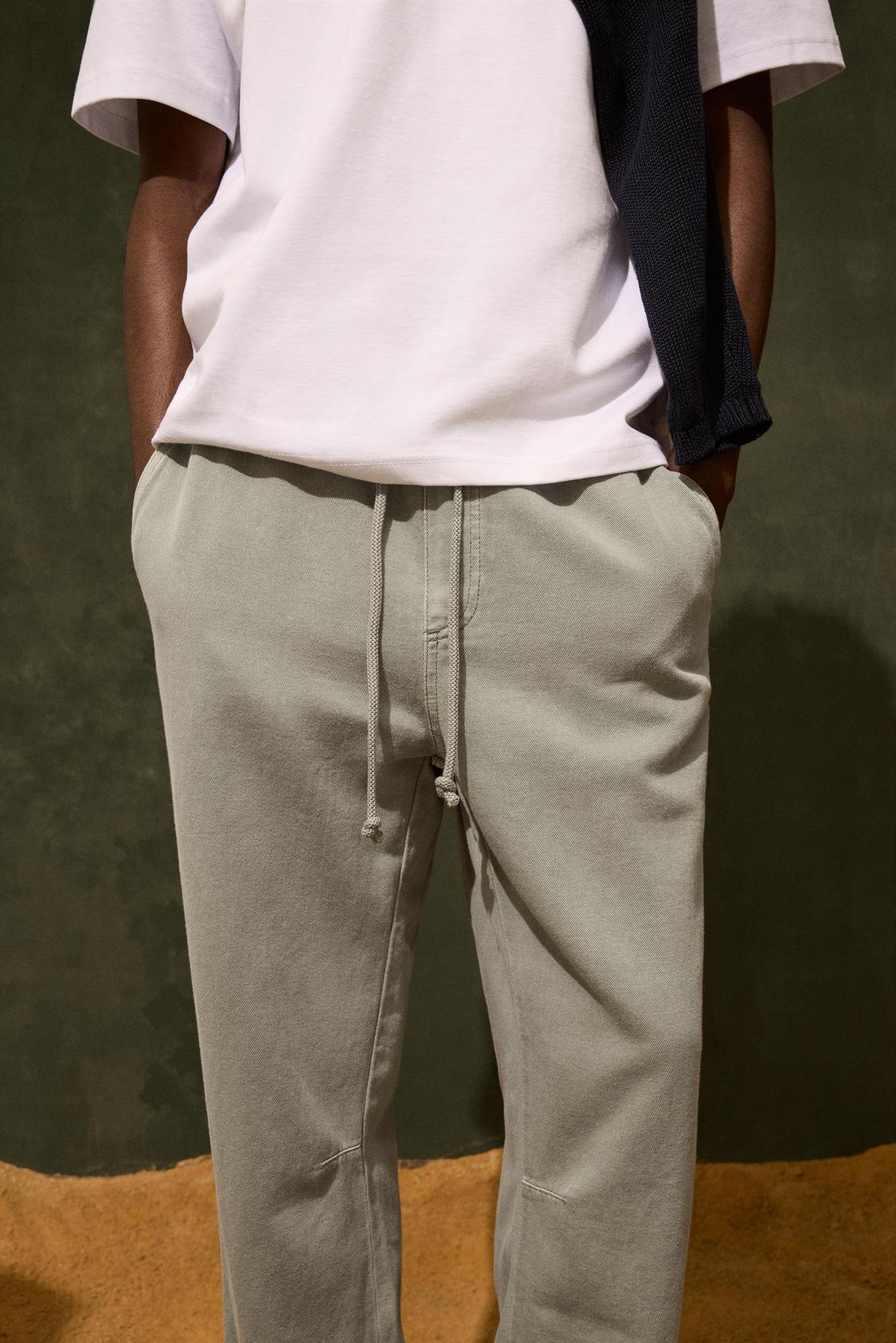 ZARA COTTON - TROUSERS