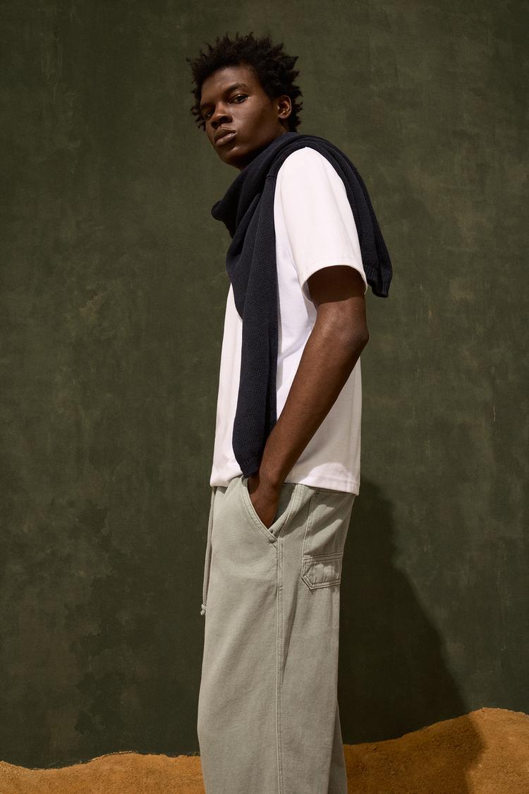 ZARA COTTON - TROUSERS