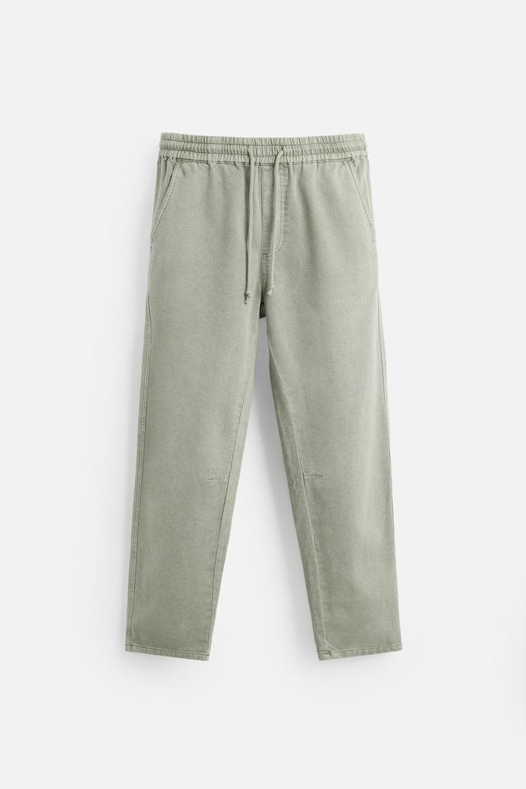 ZARA COTTON - TROUSERS