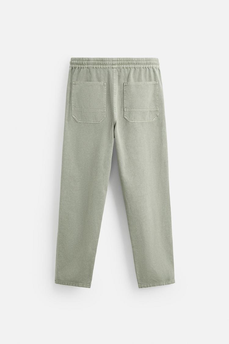 ZARA COTTON - TROUSERS