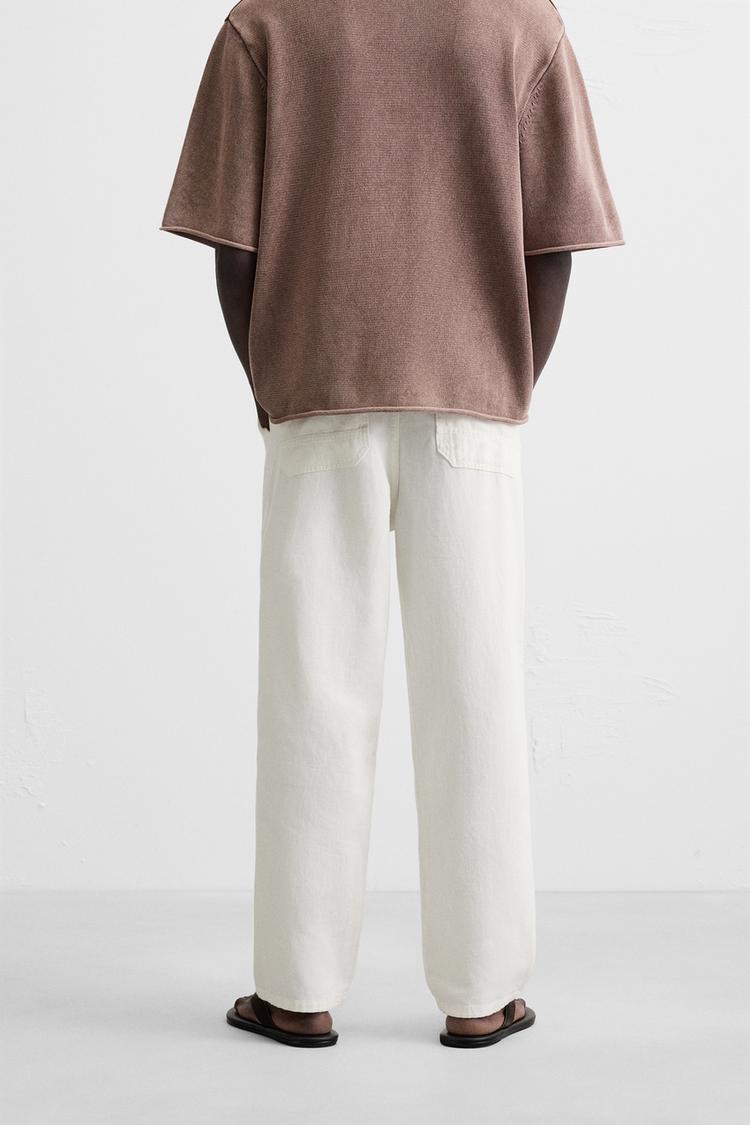 ZARA COTTON - TROUSERS