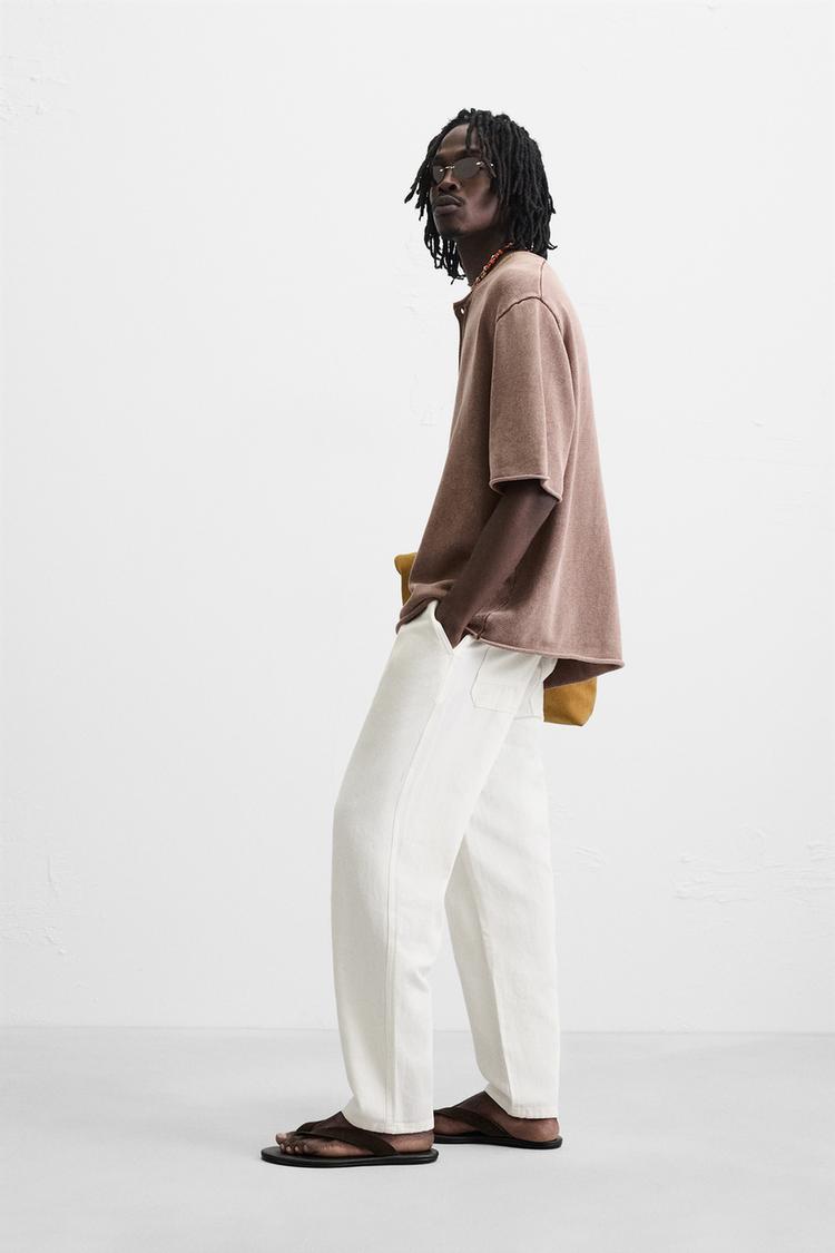 ZARA COTTON - TROUSERS