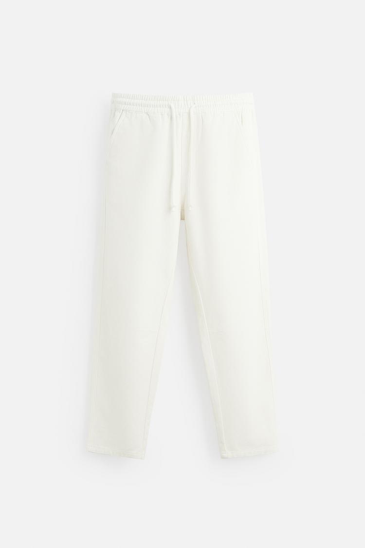 ZARA COTTON - TROUSERS