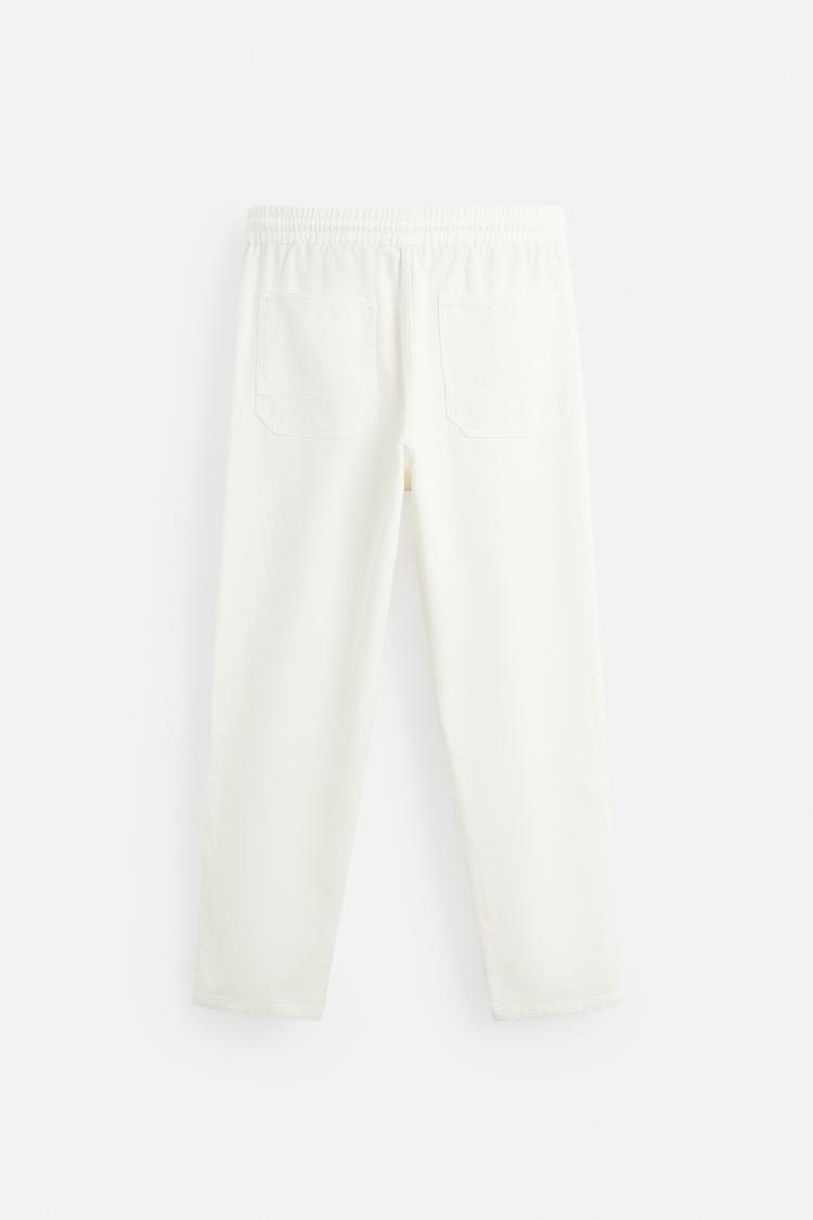 ZARA COTTON - TROUSERS