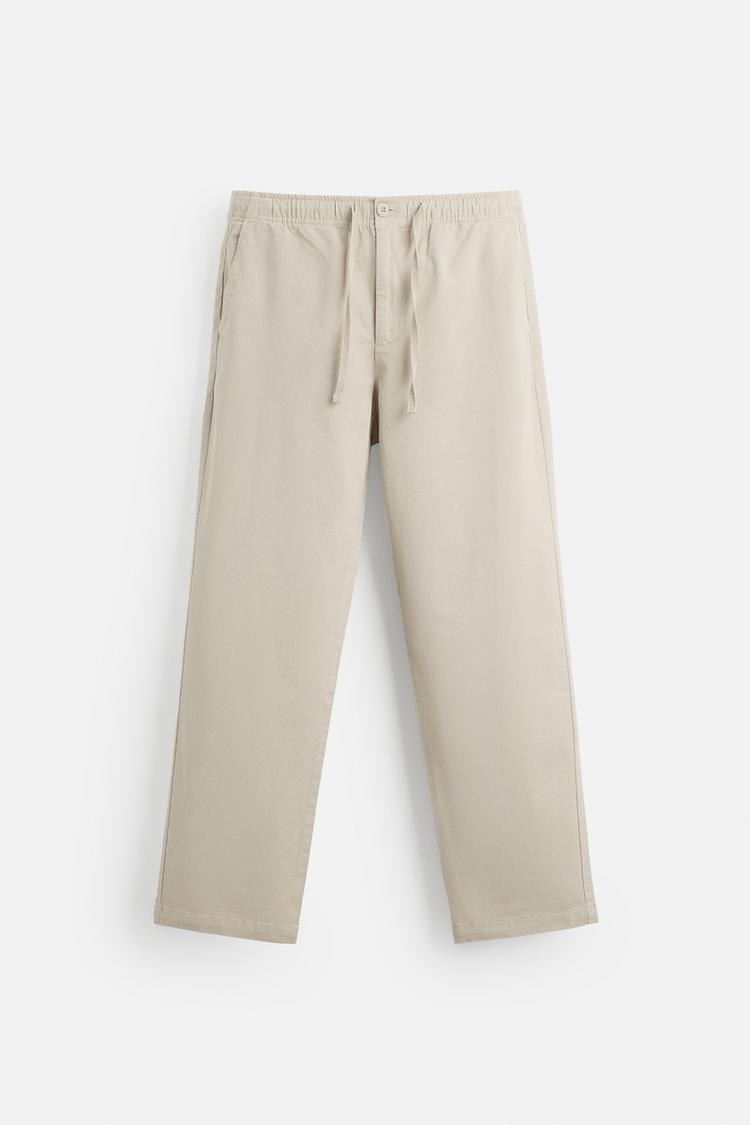 Zara linen slim fit jogger
