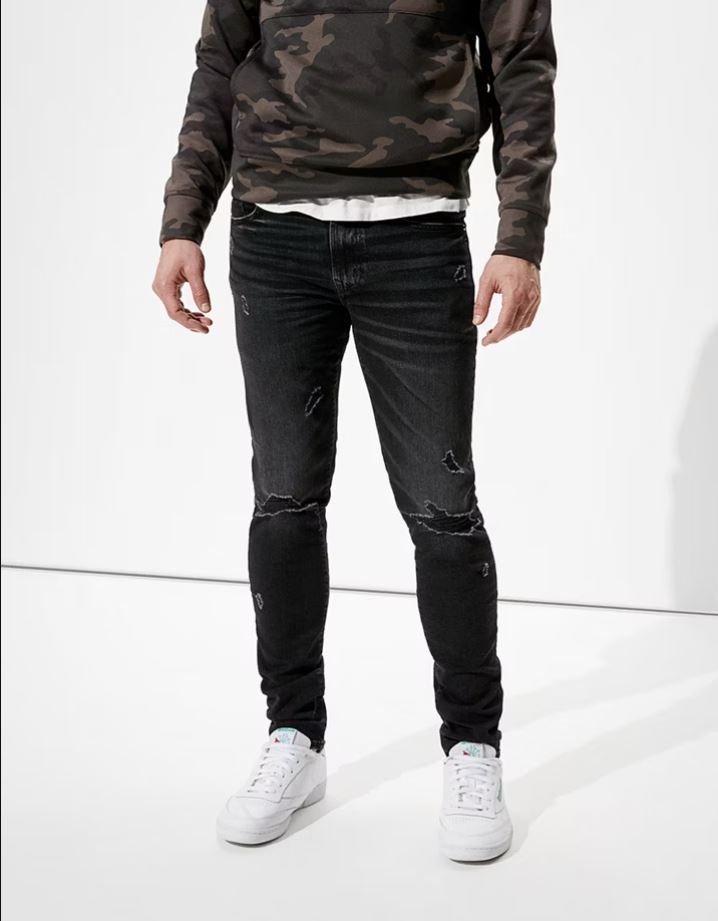 AE AirFlex+ Ripped Slim Jeans