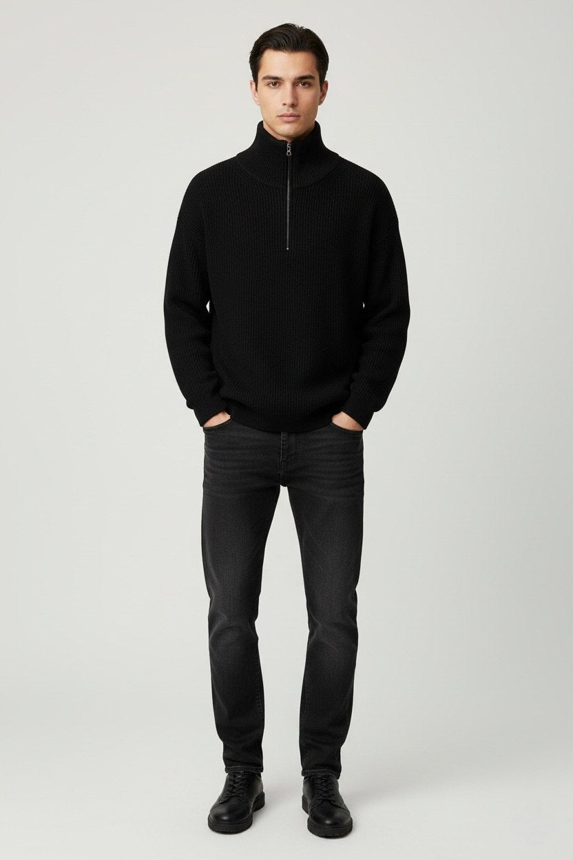 Pull&Bear Quarter zipper sweater