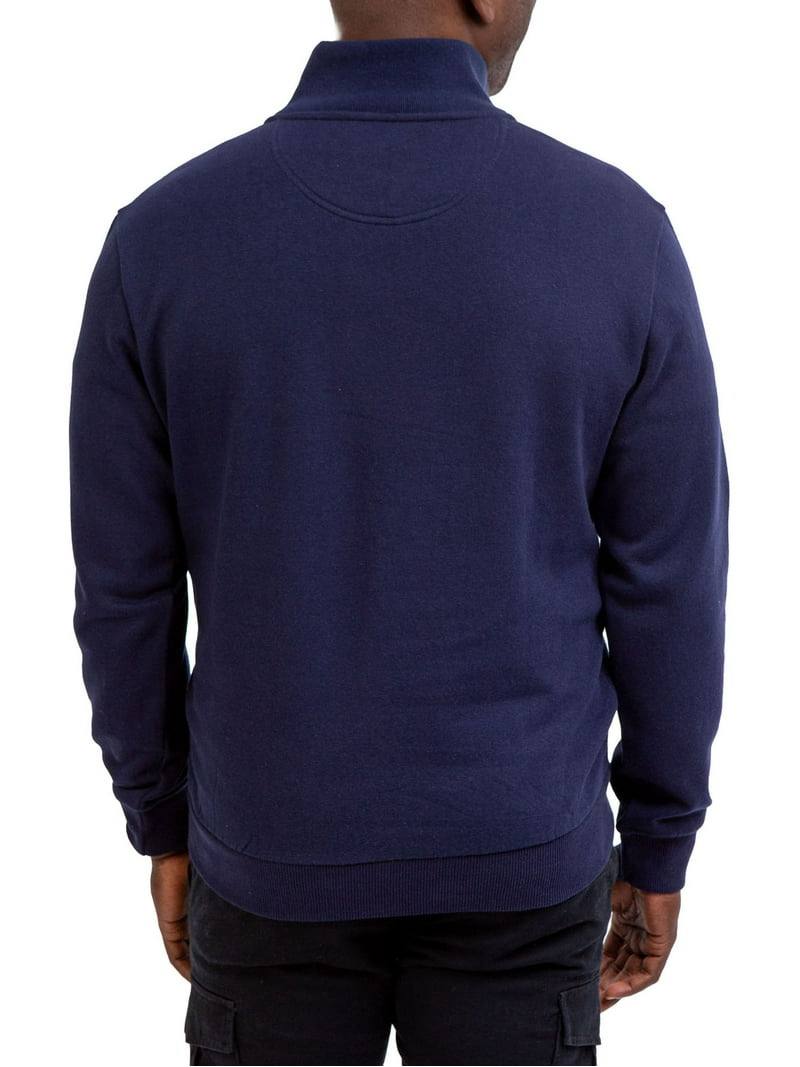 U.S. Polo Assn Sweater Red Fleece Quarter Zip Pullover Men