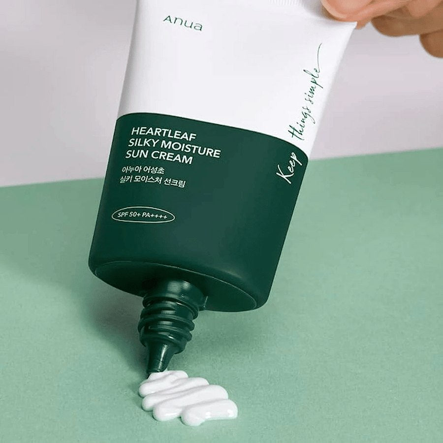 Anua Heartleaf Silky Moisture Sun Cream