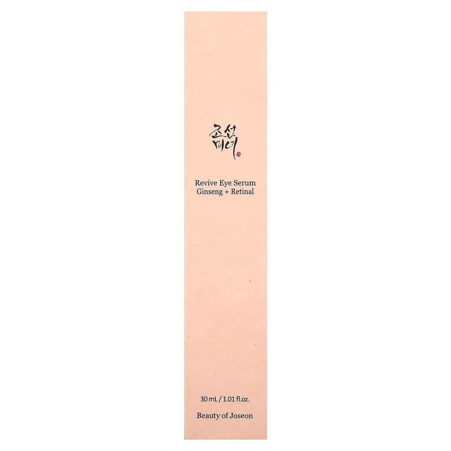 Beauty of Joseon Korean Eye Serum: Ginseng + Retinal 30ml, Pink, 1 Fl Oz (Pack 1)