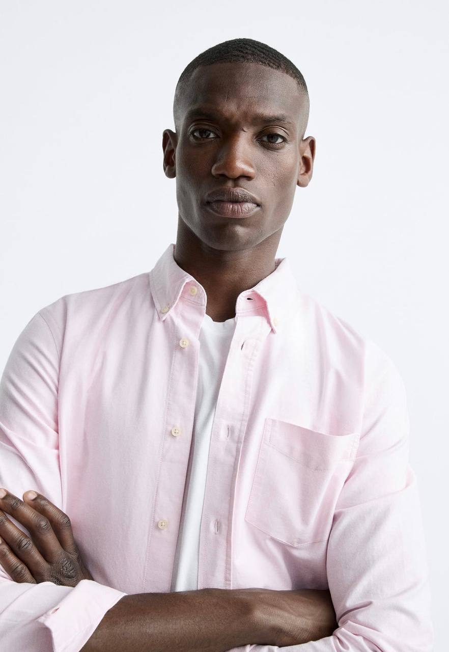 Zara oxford long sleeve shirt