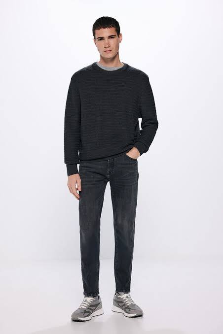 Springfield dark grey slim jeans