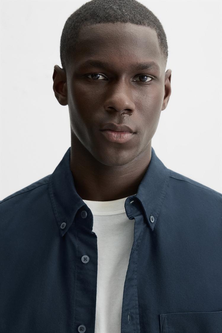Zara oxford long sleeve shirt
