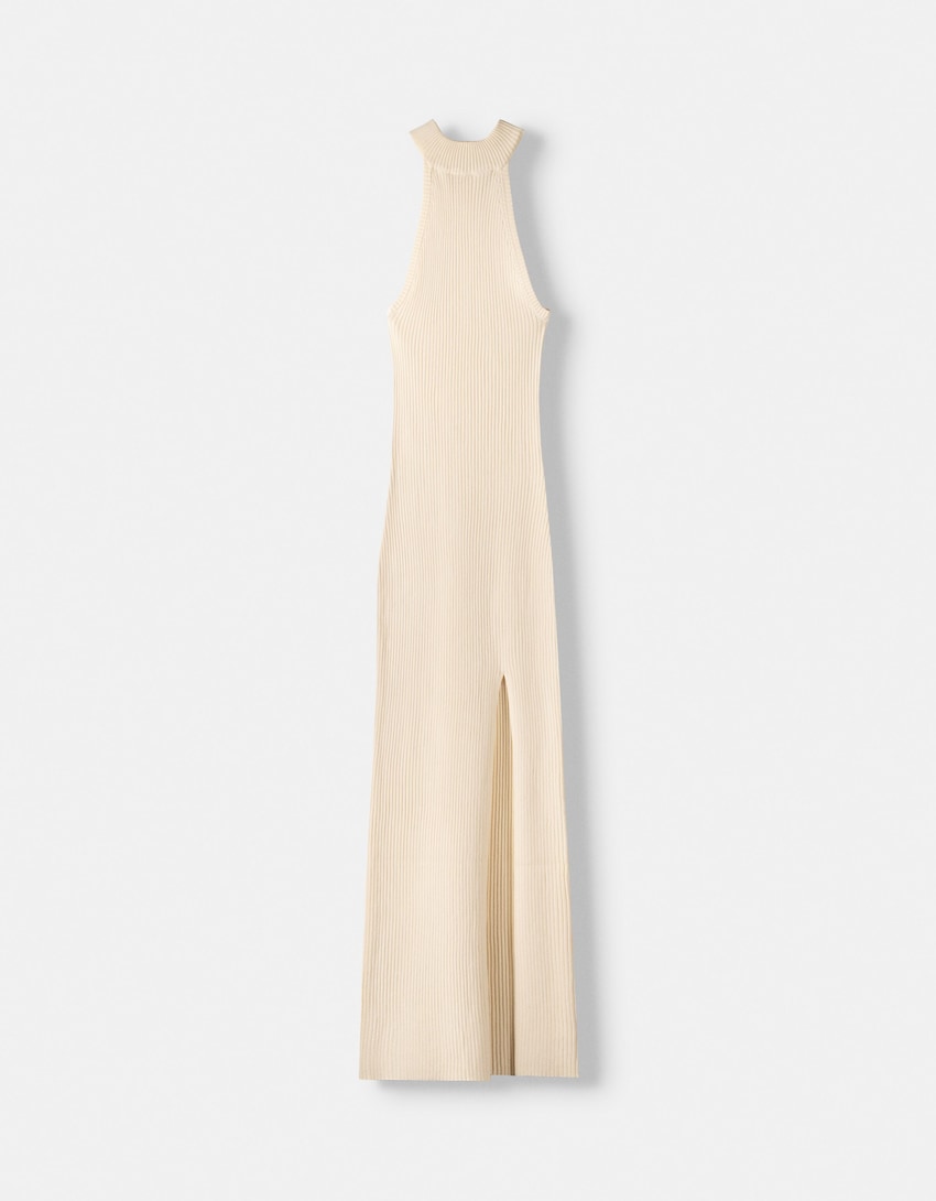 Bershka knit plain dress