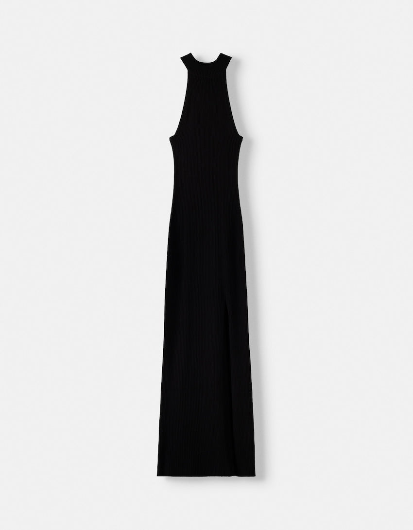 Bershka knit plain dress