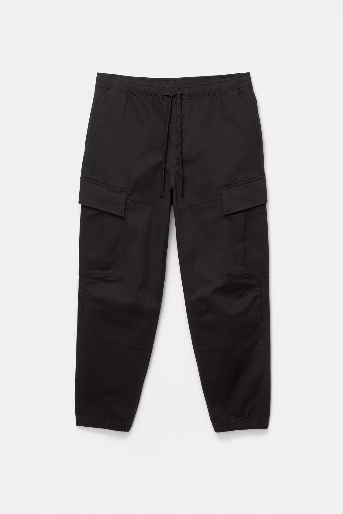 Pull&Bear Cargo Joggers (Black)