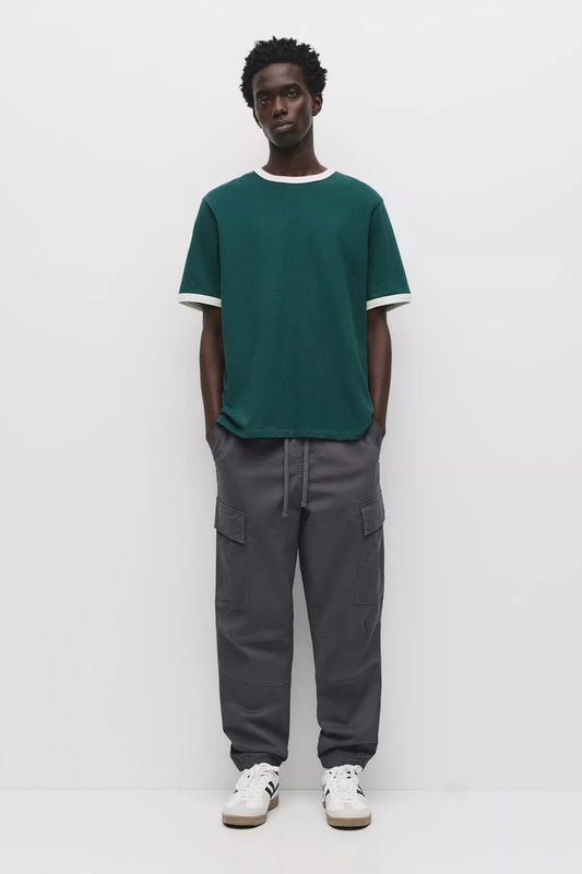Pull&Bear Cargo Joggers (Anthracite Grey)