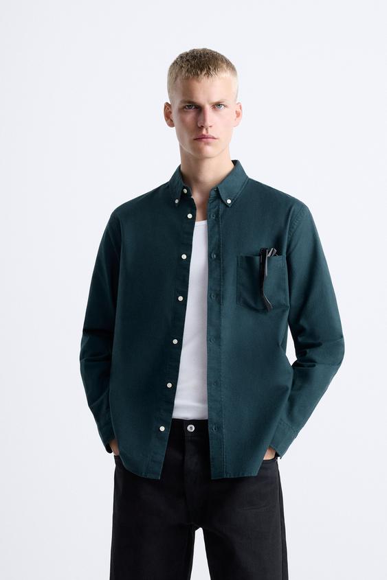 Zara oxford long sleeve shirt