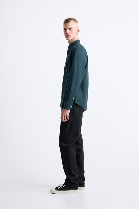 Zara oxford long sleeve shirt