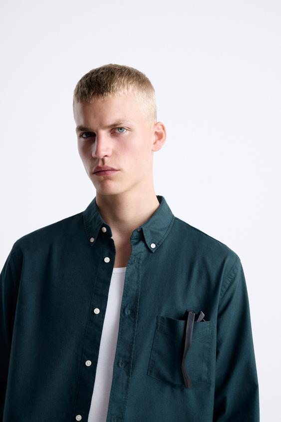 Zara oxford long sleeve shirt