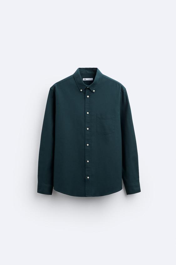 Zara oxford long sleeve shirt