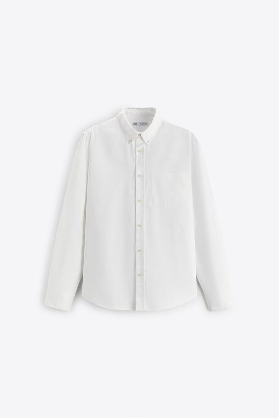 Zara oxford long sleeve shirt