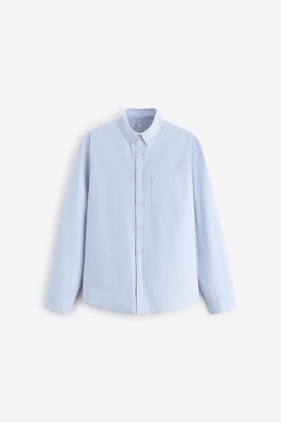 Zara oxford long sleeve shirt