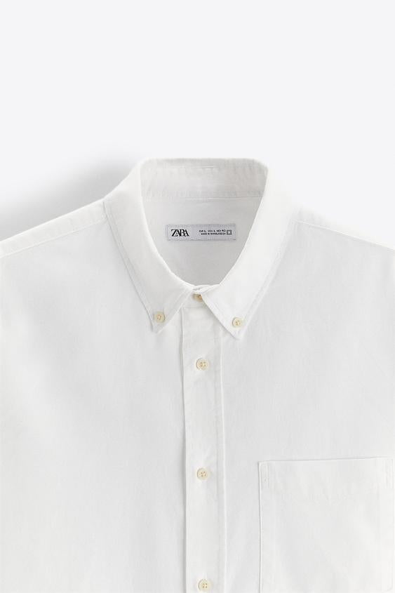 Zara oxford long sleeve shirt