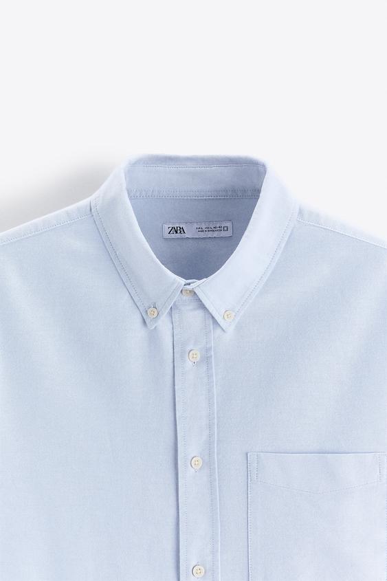 Zara oxford long sleeve shirt