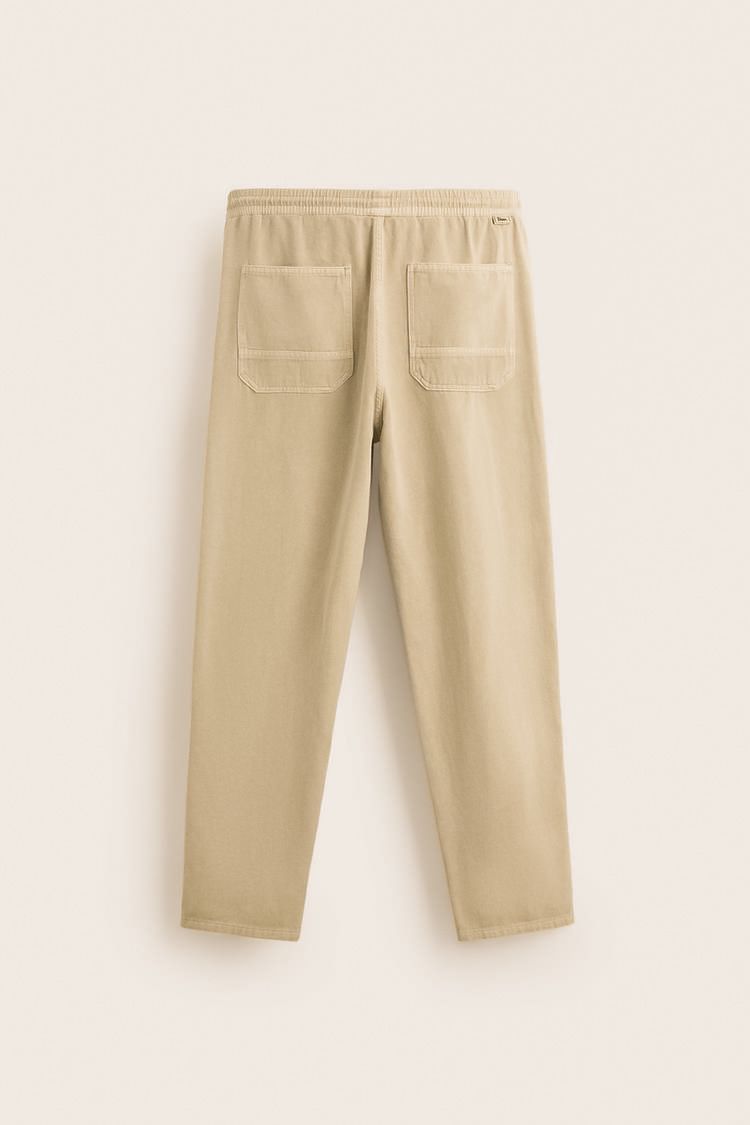 ZARA  COTTON - TROUSERS
