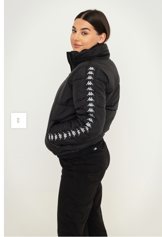 Kappa puffer jacket women Square stock