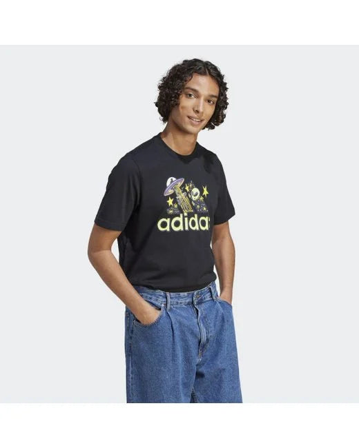 Adidas space printed T-shirt