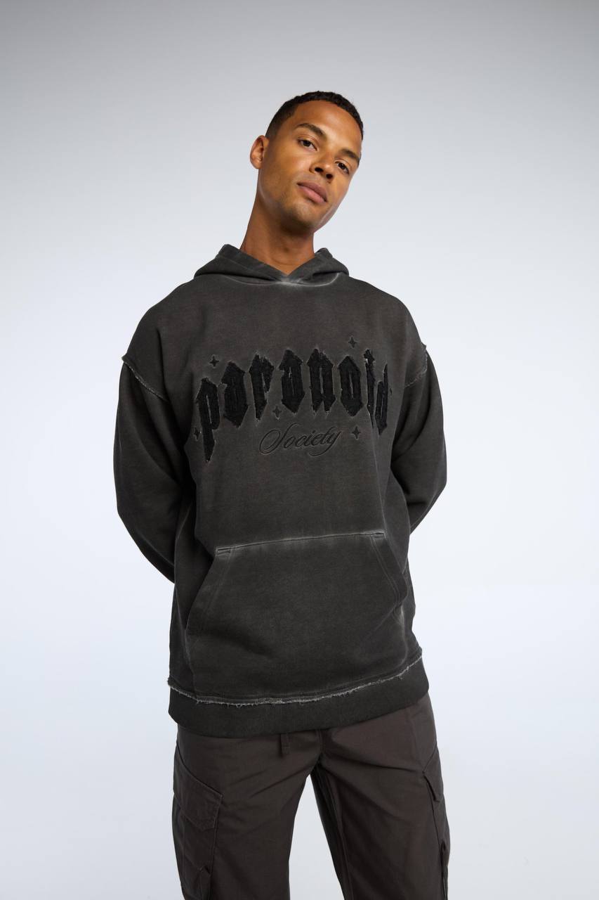 Blacksquad printed hoodie