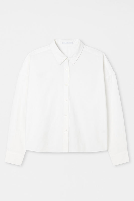 Reserved cropped shirt women