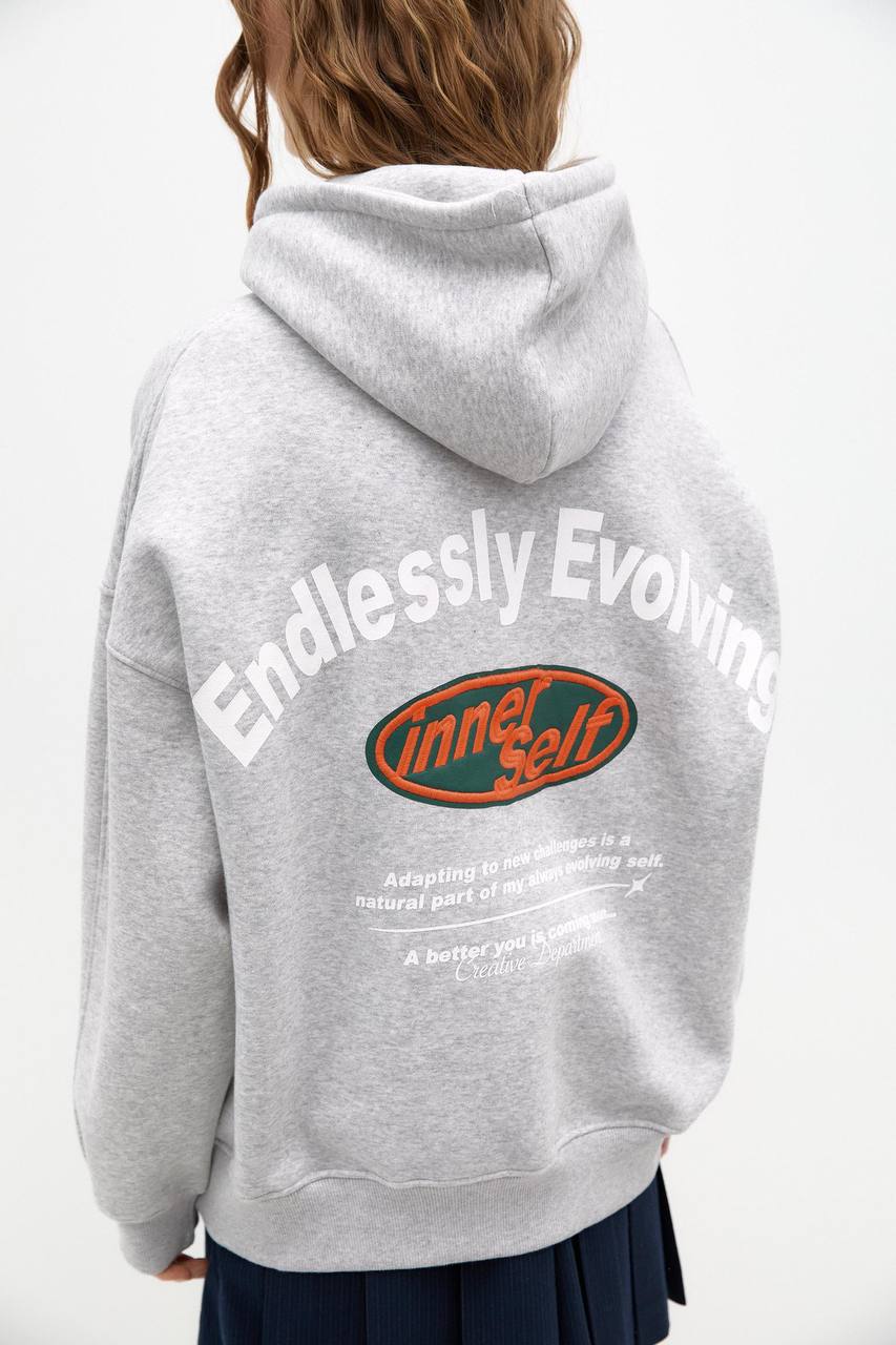 Pull&Bear printed hoodie women
