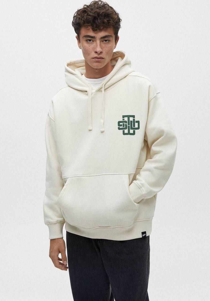 Pull&bear printed hoodie