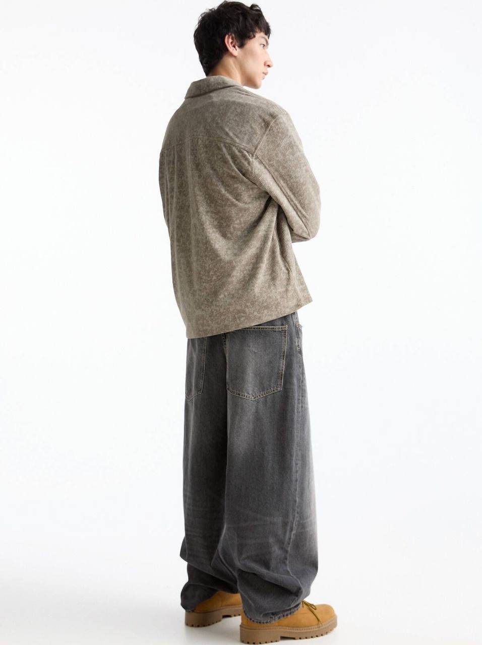 Pull&Bear Velvet Padded Jacket