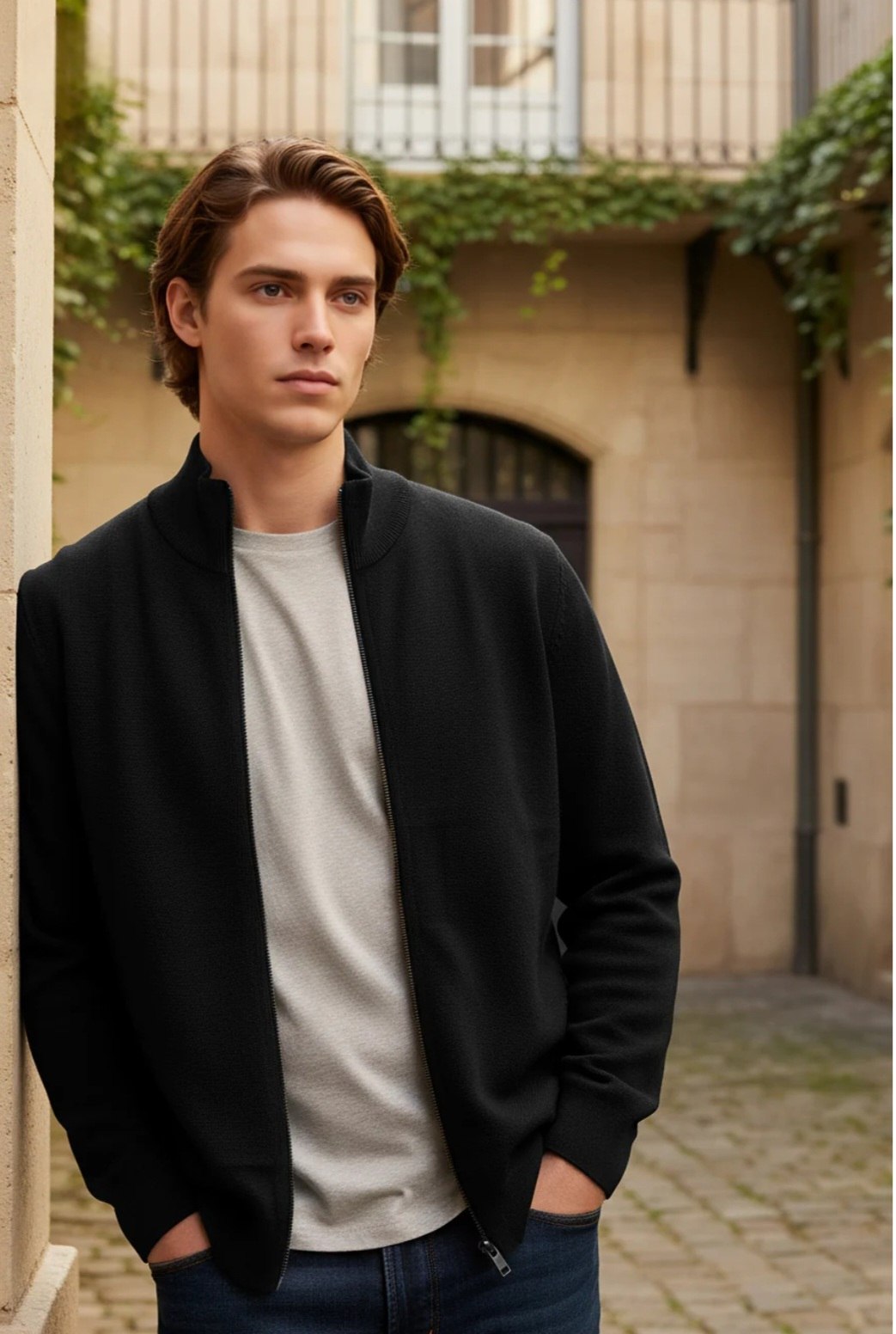 Celio full zipper sweater