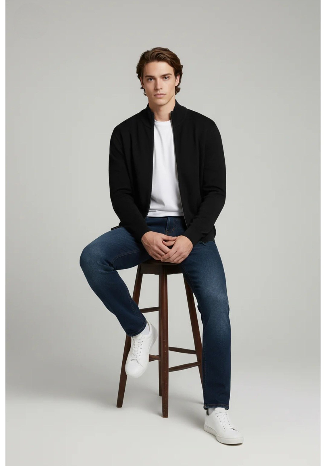 Celio full zipper sweater
