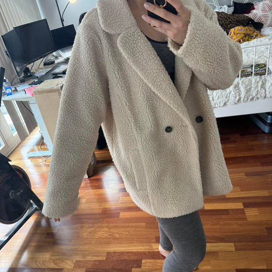 Hollister fur coat for women