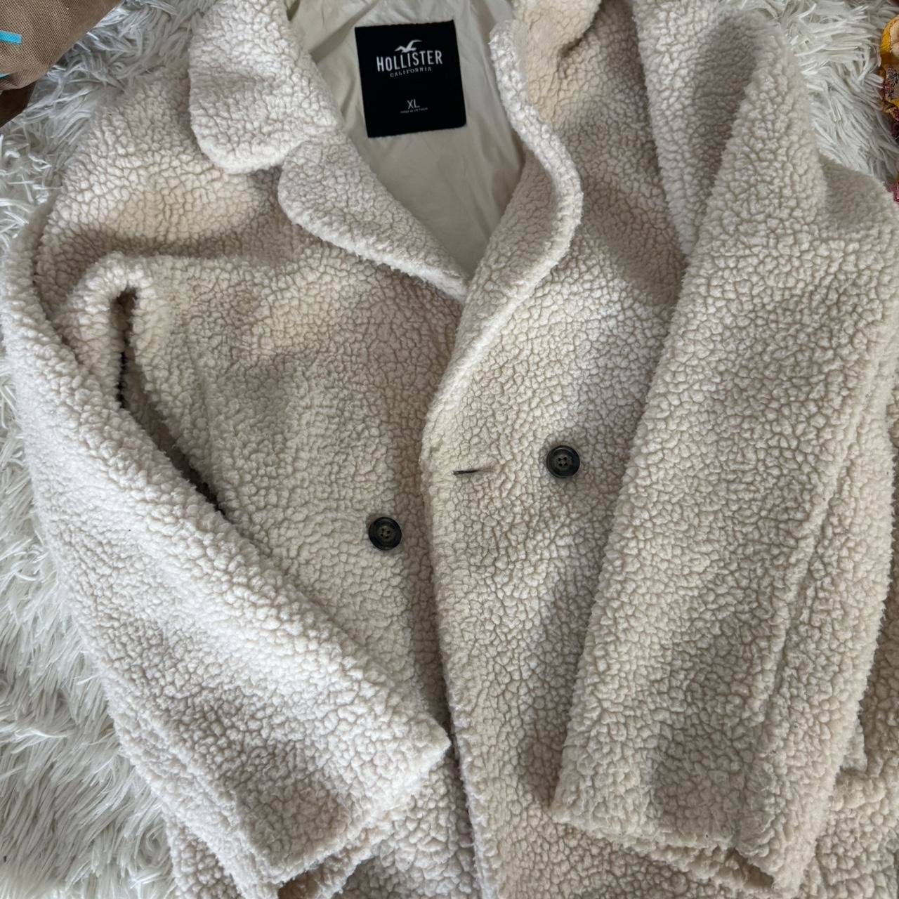 Hollister fur coat for women