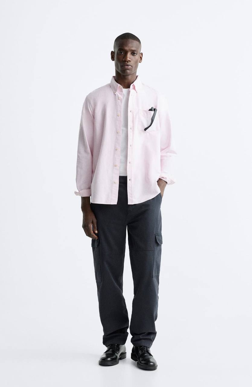 Zara oxford long sleeve shirt
