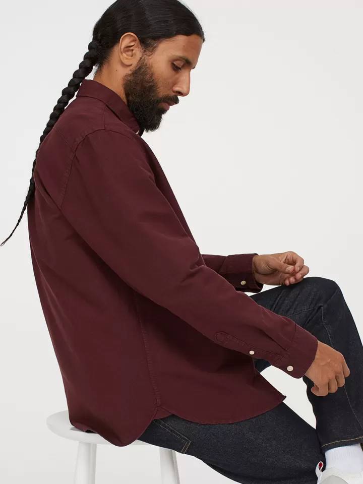 Zara oxford long sleeve shirt