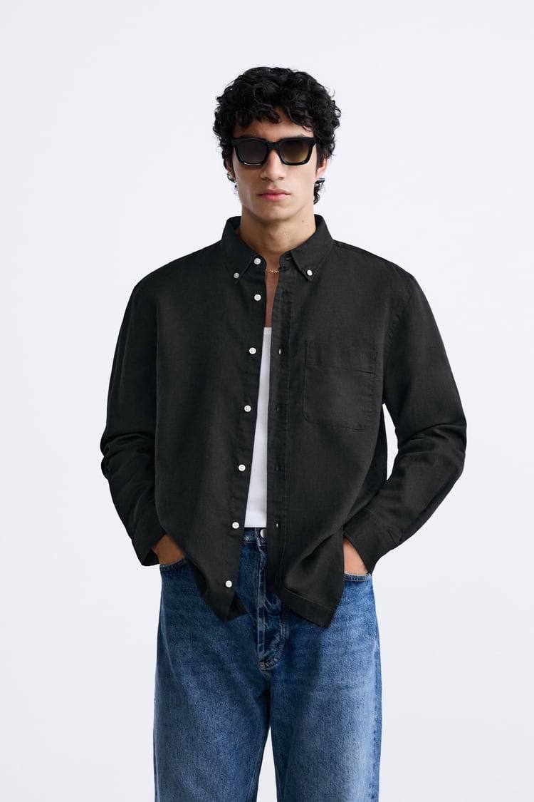 Zara oxford long sleeve shirt